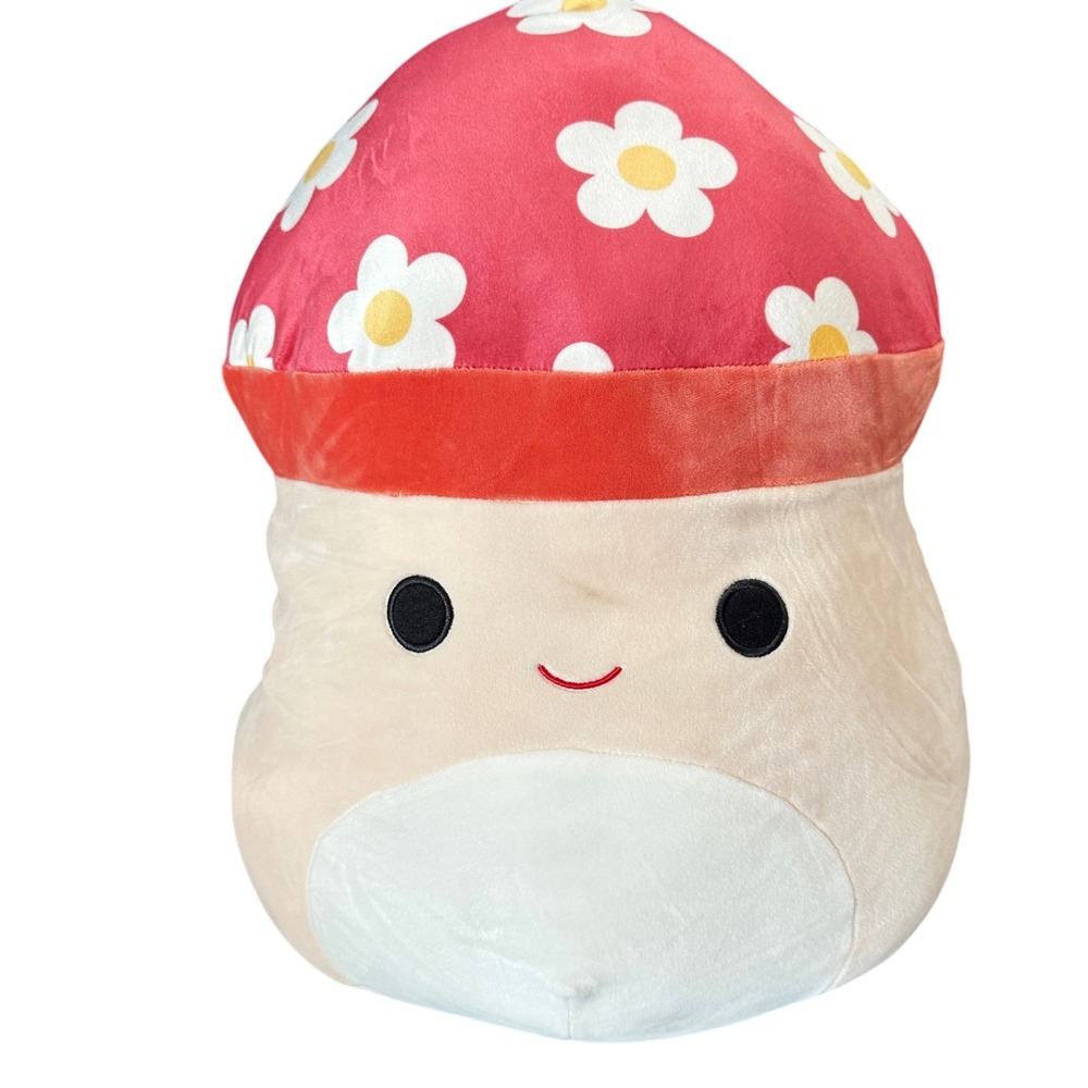 Squishmallows Malcolm Mushroom 16" Large Flower Top Special Edition Squishmallow